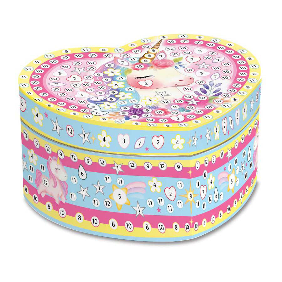 Creative craft group decorate your own jewelry box