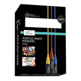 Creative craft group pens acrylic markers 5 pieces 13x19x2.5cm | 3 pieces