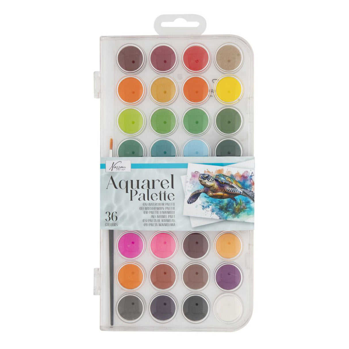 Creative craft group color palette watercolor, 36 colors