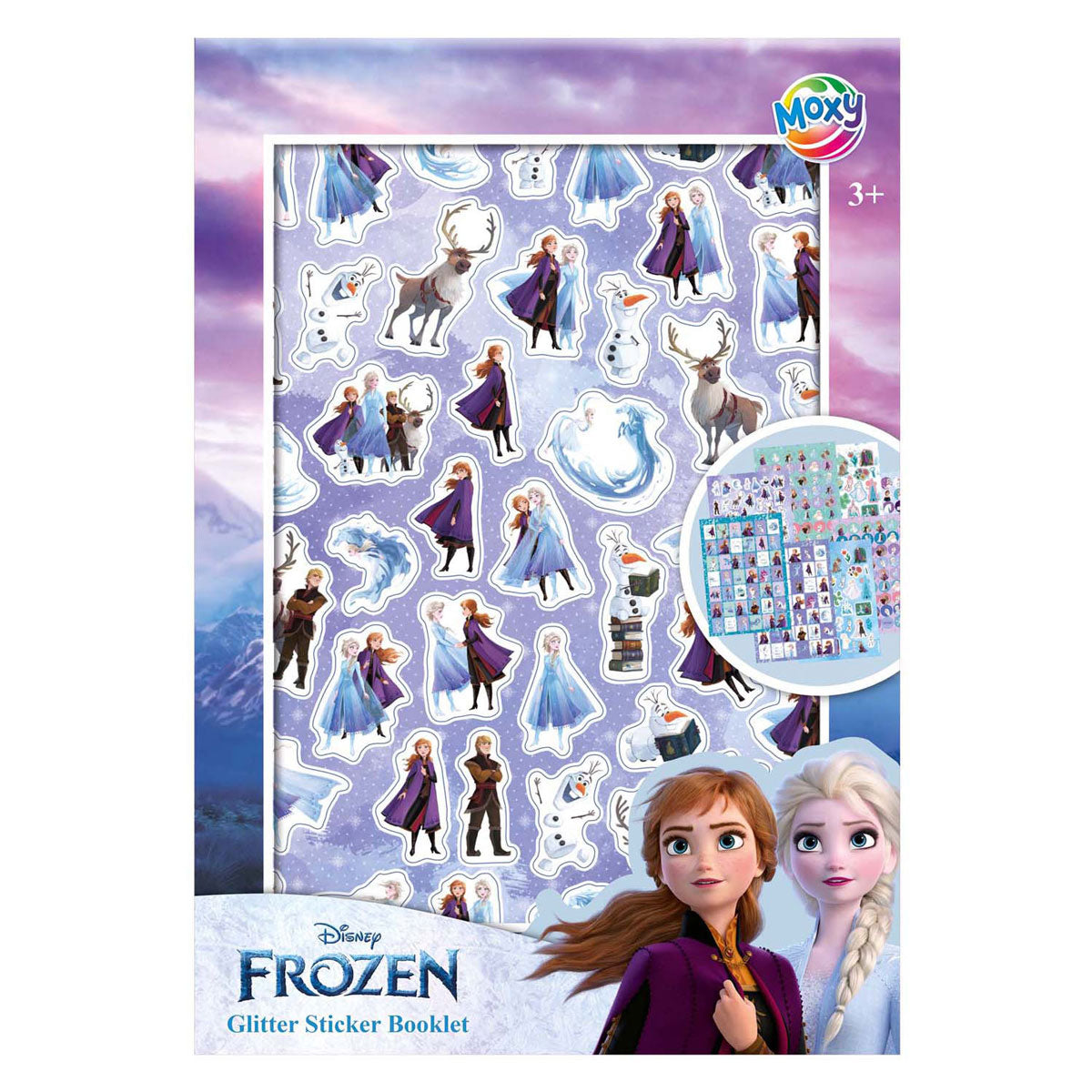 Creative craft group glitter stickerboek a5 frozen