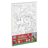 Creative craft group canvas paint by number christmas