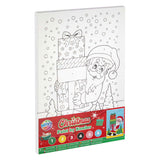 Creative craft group canvas paint by number christmas