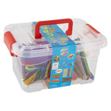 Creative craft group craft box with various craft materials, 240 pcs.