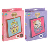 Creative craft group diamond painting fluweel incl. lijst