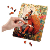 Moxy houten puzzel squirrel unieke vormen, 130pcs