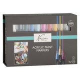 Nassau fine art nassau acrylic marker set - 10 pcs.