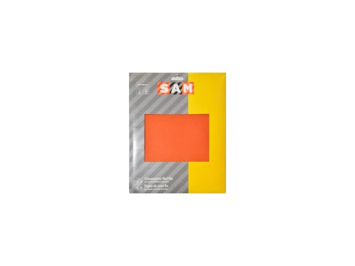 Sam sandpaper dry 150 fine 5 sheets