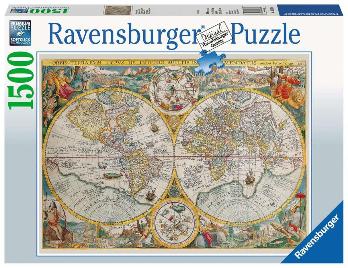 Ravensburger puzzle historical map 1500pcs