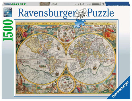 Ravensburger puzzle historická mapa 1500ks
