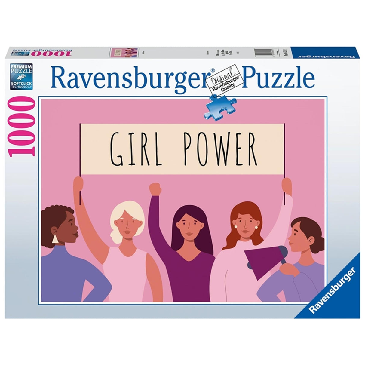Quebra-cabeça Ravensburger 1000pcs poder feminino