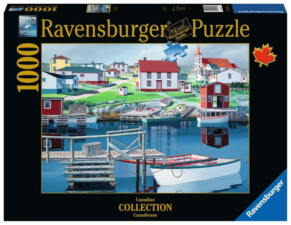 Ravensburger puzzle harbor in Greenspond