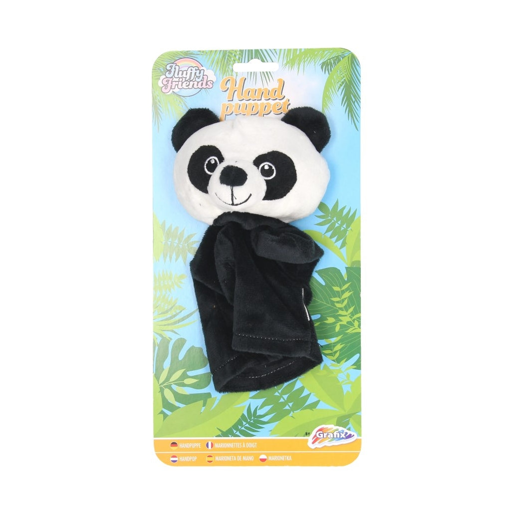 Creative craft group hand animal panda