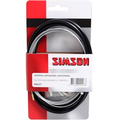 gear cable set SA Gazelle 1700 2150 mm black side