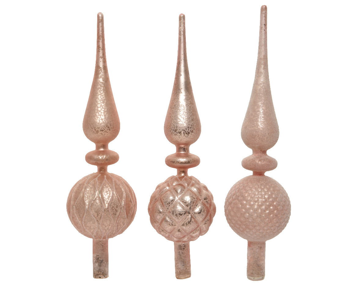 Decoris Peak 31cm Glaspulver rosa