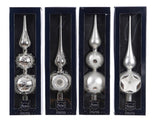 Decoris toppglas silver 31cm