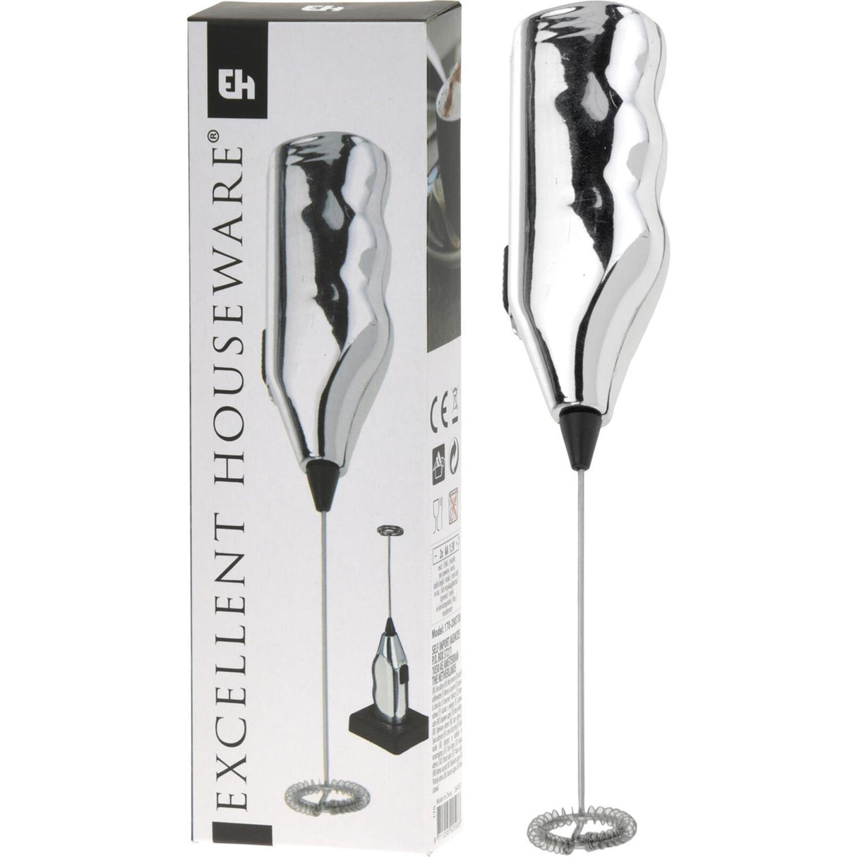 Excellent houseware milk beater chrome