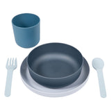 Bo jungle bo 5 piece baby serving set cpla blue