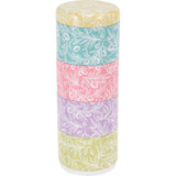 Excellent houseware storage tin stackable 4-piece