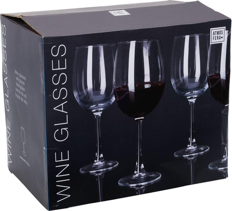Atmos fera wijnglazenset rode wijn 6-delig 465ml ø7xh22,5cm