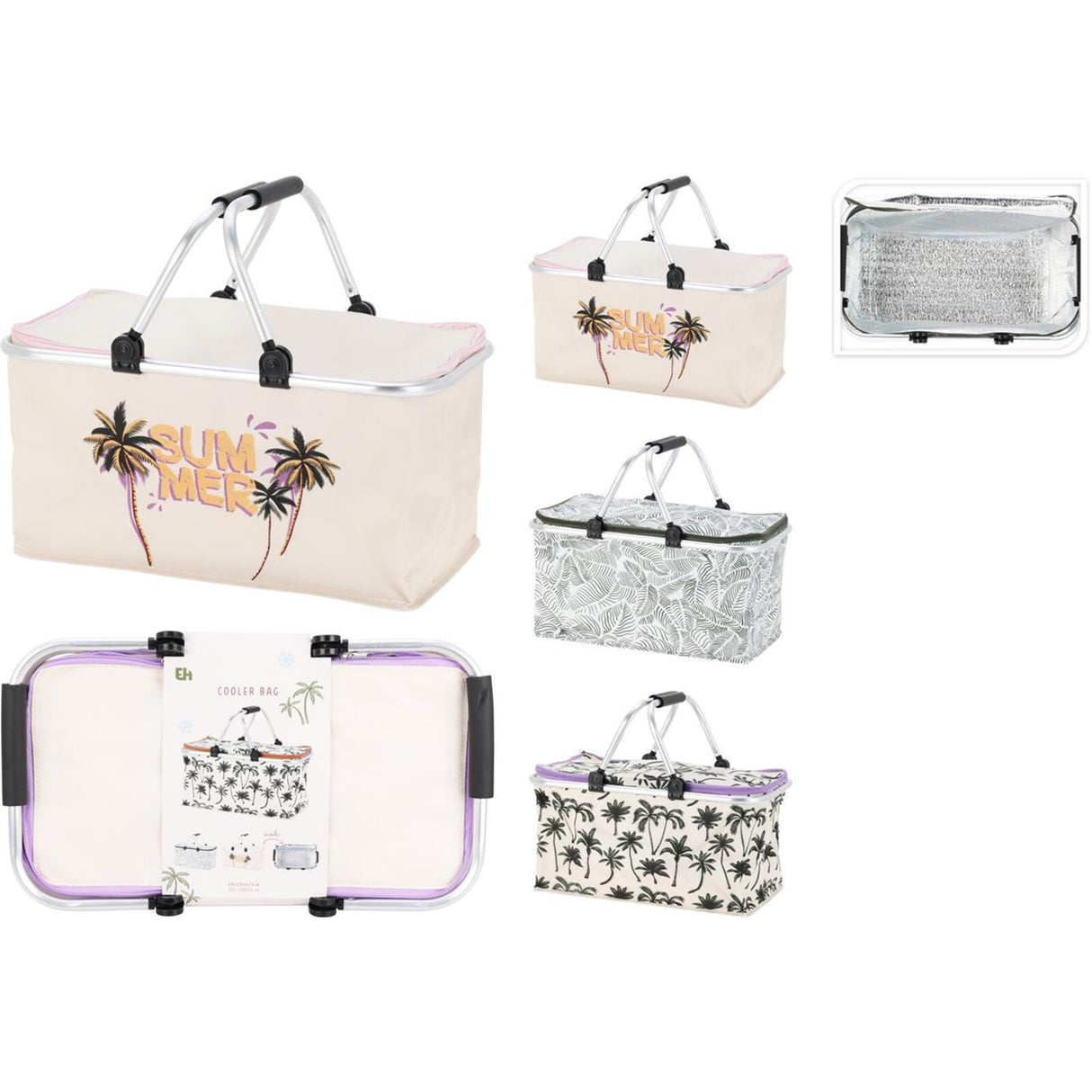 Excellent houseware cool bag 35l 48x28xh24cm 3 ass.