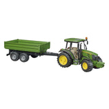 Bruder John Deere tractor 5115 m with trailer 1:16