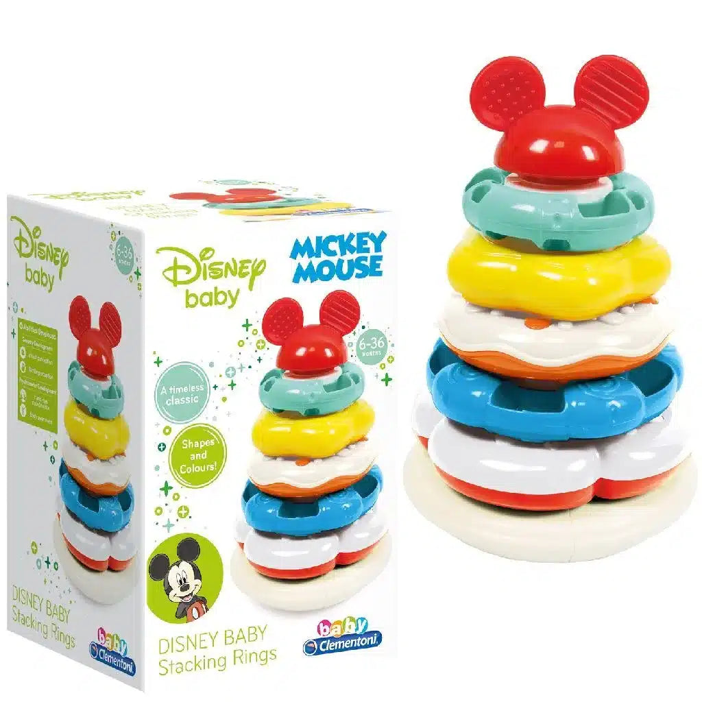 Clementoni - obroči za zlaganje Disney Mickey Mouse