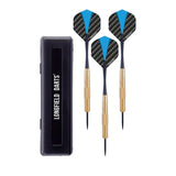 Steeltip Dartpijl Set 22 gram Goud Blauw 3 stuks