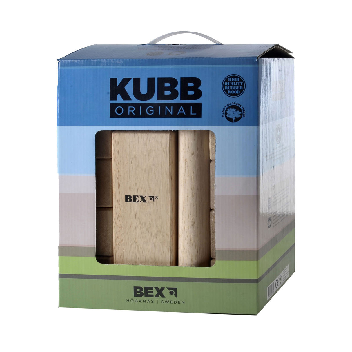 KUBB Original Rubberhout