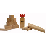 Bex Kubb Pro Gummibaumholz mit rotem König