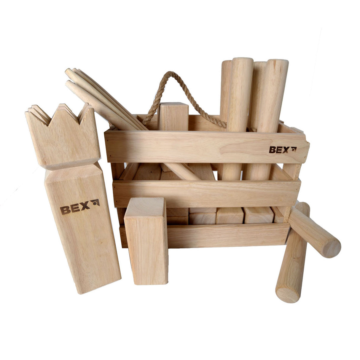 KUBB in wooden box