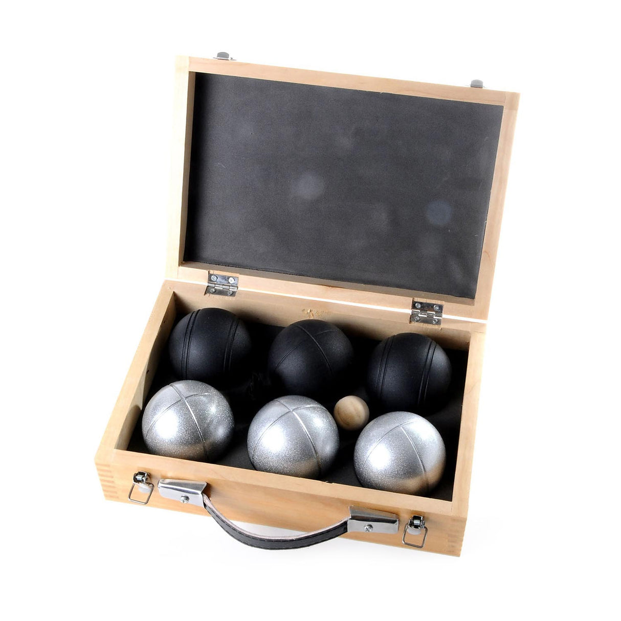 Jeu de Boules v luxusním kufru, 6 míčků