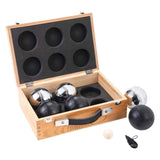 Jeu de Boules dans une valise de luxe, 6 balles