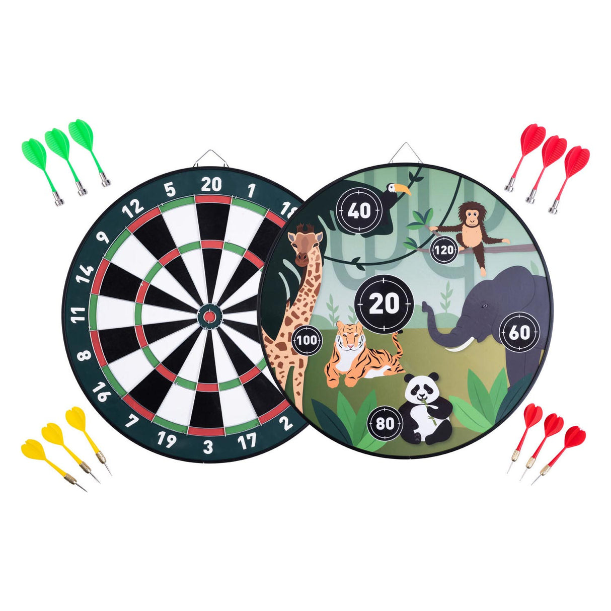 Magnetisk dartboard dobbeltsidige dyr