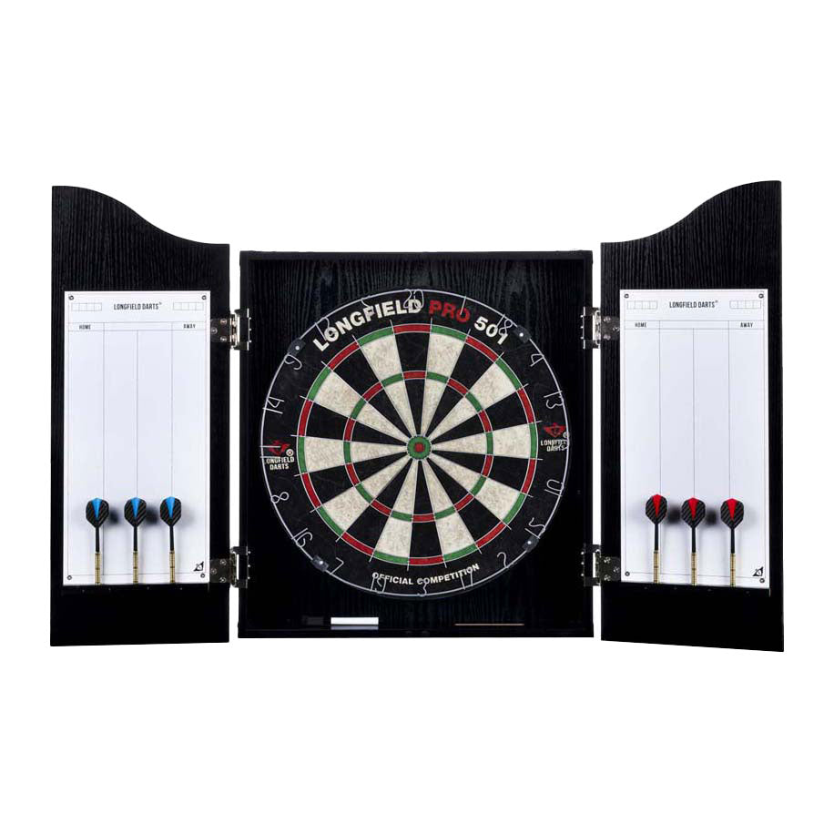 ABI Wooden Cabinet avec sisal dartboard incl.