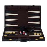 Backgammon 18 Bruin en Ivoor Klassiek Bordspel