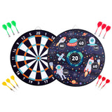 Magnetisk dartboard dobbelt -sidet plads