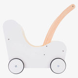 Houten Poppenloopwagen Roze Wit