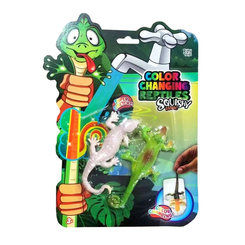 Reptiles de changement de couleur tastique squishy