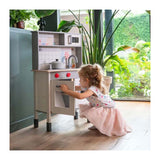 Hëlzent Kitchenette mat Accessoiren