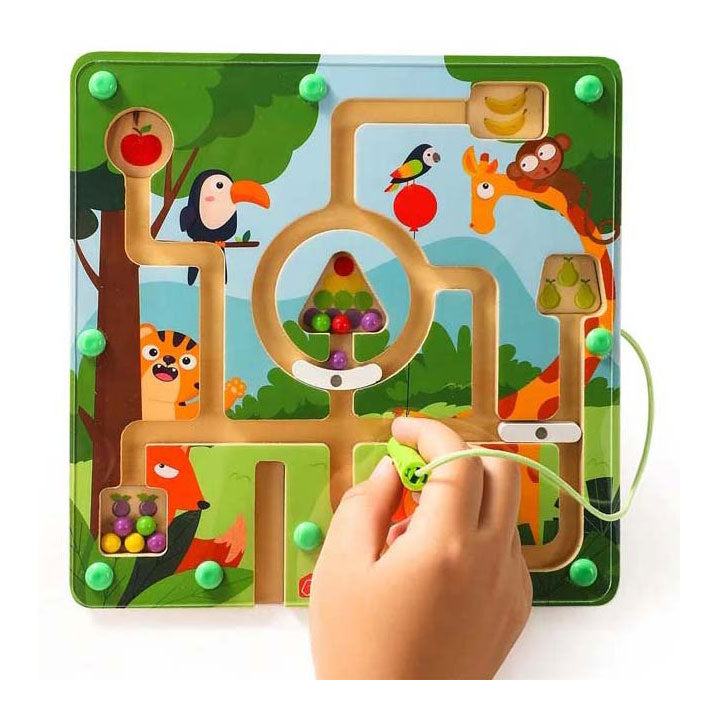 Dorjee magnetic labyrinth animals - 22x22cm