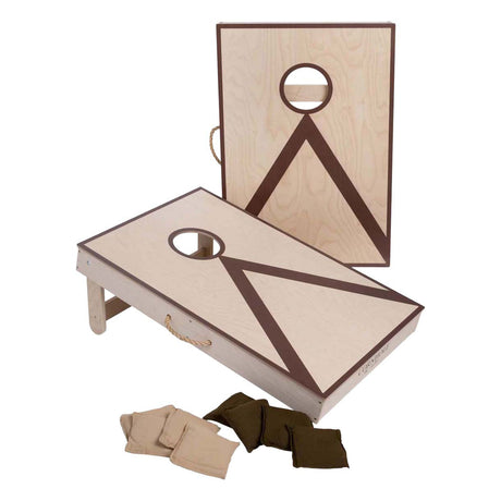 Cornhole dubbel werpspel 90x60cm - 2x4 zakjes