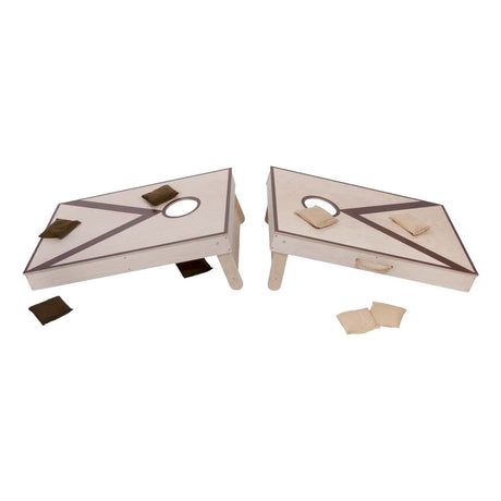 Engelhart cornhole – dubbel set – 90 x 60 cm – pine birchwood – inclusief 2 x 4 zakjes en draagtas – outdoor cornhole spel voor gezellig en competitief spel –