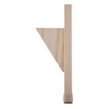 Stelten hout blank - 170cm
