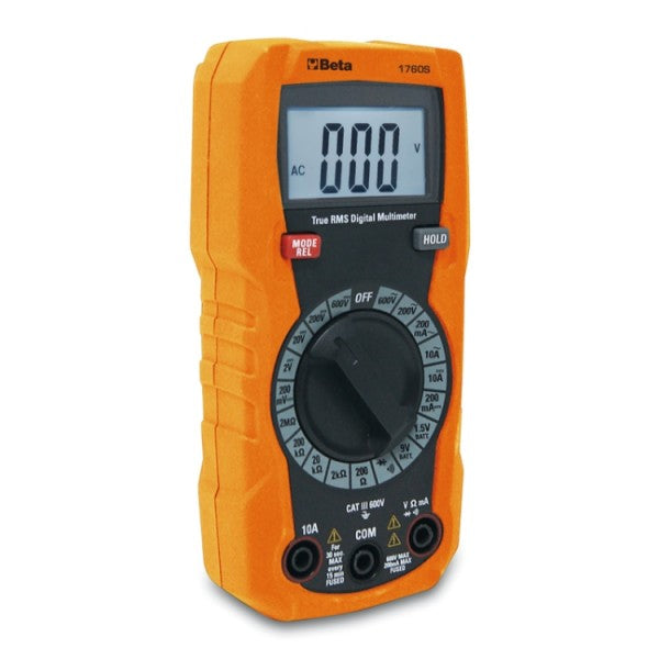 Beta 1760 -talets kompakt fickig digital multimeter inklusive skyddsskydd