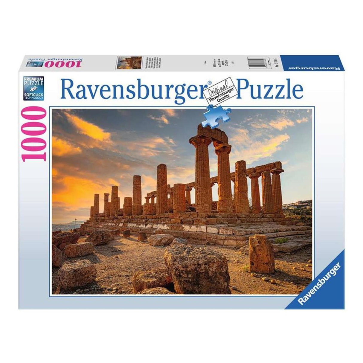 Ravensburger kirakós olasz tájak Szicília 1, 1000 db.
