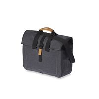 Basil Urban Dry Business Bag waterdichte fietsschoudertas, 20L inhoud, charcoal melee