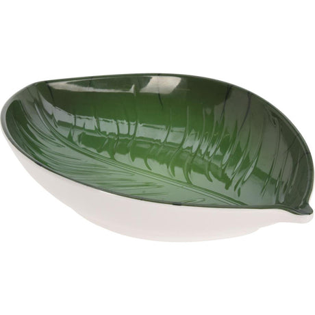 Excellent houseware plate melamine leaf shape 23x15cm