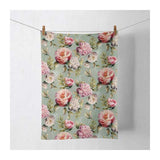 Ambiente tea towel peonies composition