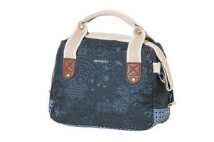 Basil Bohème City Bag Blau, elegante Hand-, Schulternlenkbeutel, Wasserabnahme, 8 Liter Inhalt