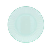 Plastic plate 20 cm diameter 2 assorted colors | 6 pieces